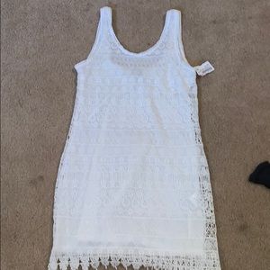 White lace dress